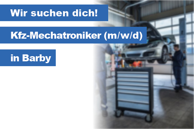Stellenanzeige für Kfz-Mechatroniker (m/w/d) in Barby